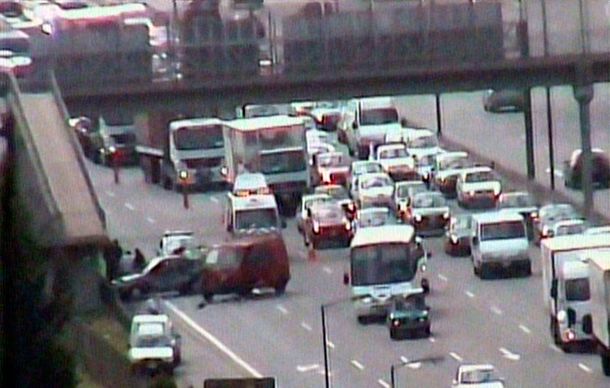 Tres accidentes complican los accesos a la Ciudad