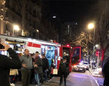 Principio de incendio en la línea C - Crédito:&nbsp;@AxelPetraglia