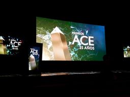 Escenario de los premios ACE 2016