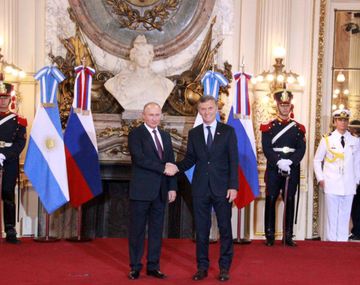 Macri se reunió con Putin en Casa Rosada