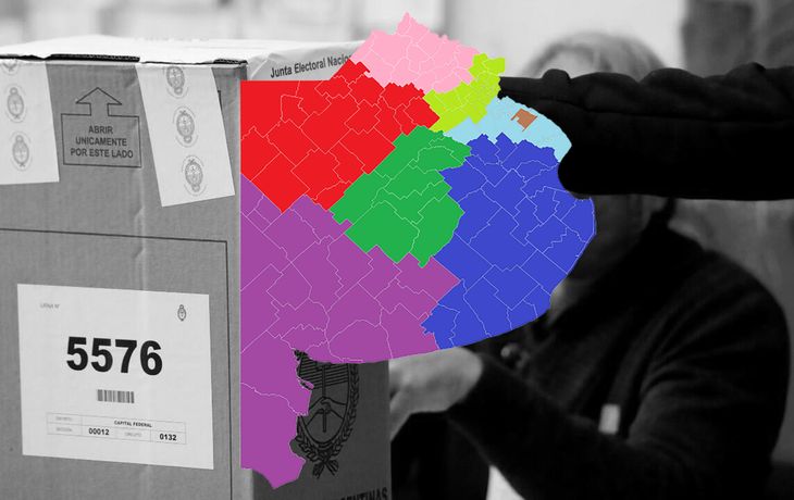 Cómo se divide la provincia de Buenos Aires de cara a las elecciones del próximo 7 de septiembre