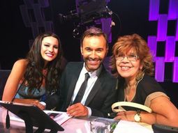 pampita volvio a la tv, pero exigio no hablar de su hija pampita volvio a la tv, pero exigio no hablar de su hija