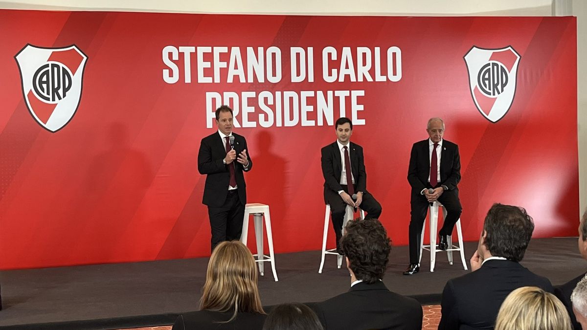 Stéfano Di Carlo lanzó su candidatura a presidente de River: La