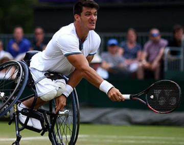 Le perdieron la silla de ruedas al argentino Nº1 del mundo de tenis adaptado