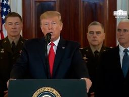 Trump al pueblo iraní: He estado con ustedes desde el comienzo de mi presidencia