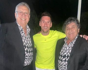 Los Palmeras dieron un show privado para Messi y su familia
