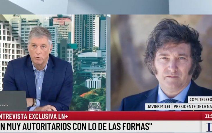 Javier Milei enfureció en el programa de Horacio Cabak cuando le preguntaron por sus formas