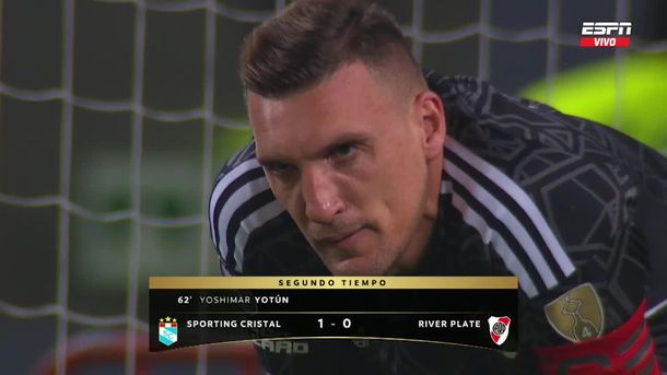 El increíble error de Franco Armani en el gol de Sporting Cristal