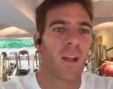 Lo logró: mirá el video  con el que Del Potro pedía a sus amigos volver a ser feliz