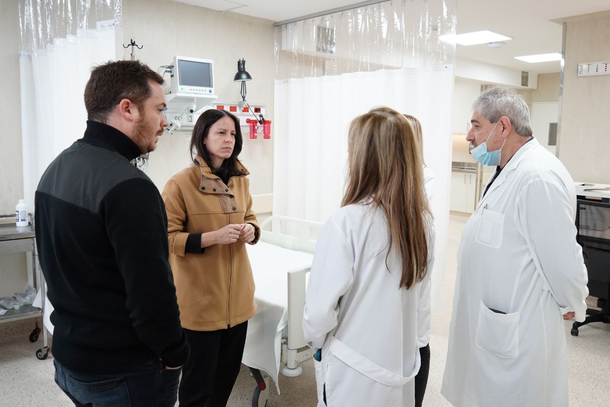 Soledad Martínez inauguró la nueva Unidad de Cuidados Coronarios del Hospital Houssay