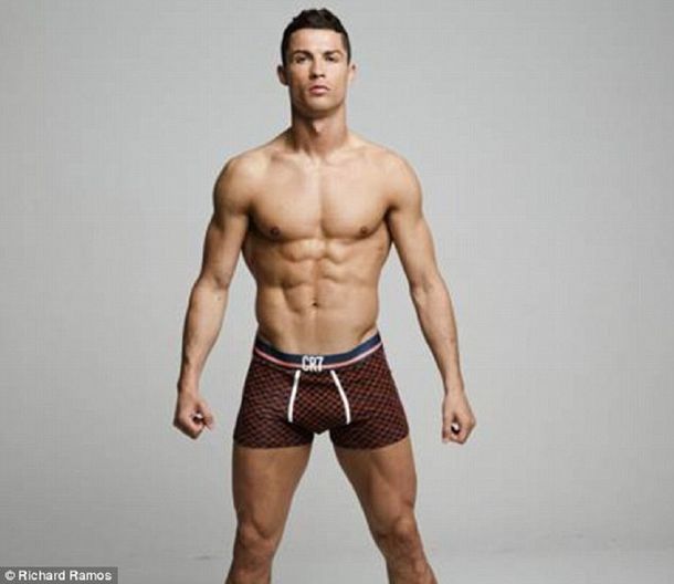 Cristiano Ronaldo presentó su línea de ropa interior