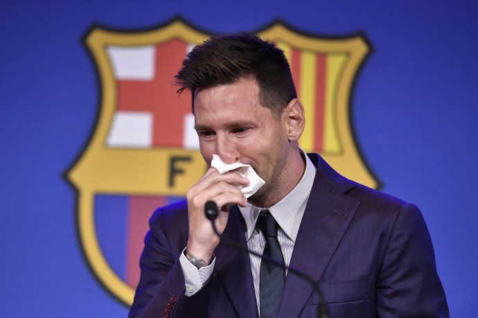 Messi no quiso hablar de Javier Tebas, pero con sus gestos lo dijo todo