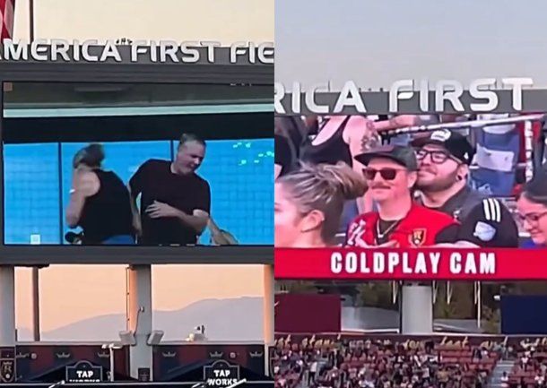 Todo un suceso: ahora fans de Coldplay recrean la escena viral de Andy Byron y su amante