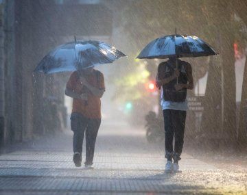 Lluvias en el AMBA.