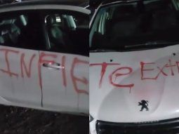 el auto que se volvio viral tras una fiesta de halloween en san juan: te extrano, infiel el auto que se volvio viral tras una fiesta de halloween en san juan: te extrano, infiel