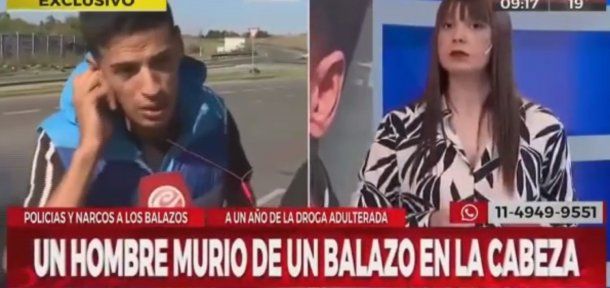 Crimen en Puerta 8: amenaza e insultos a una periodista en vivo