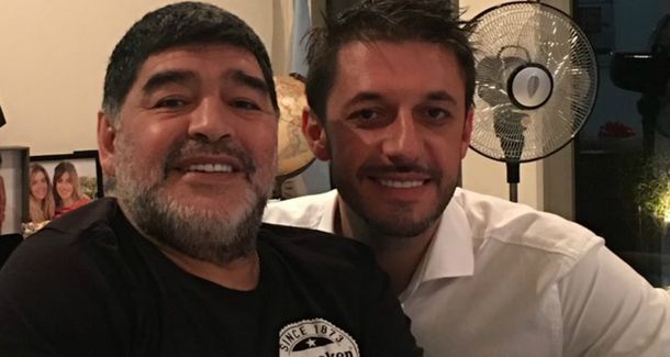Diego Maradona y Matías Morla