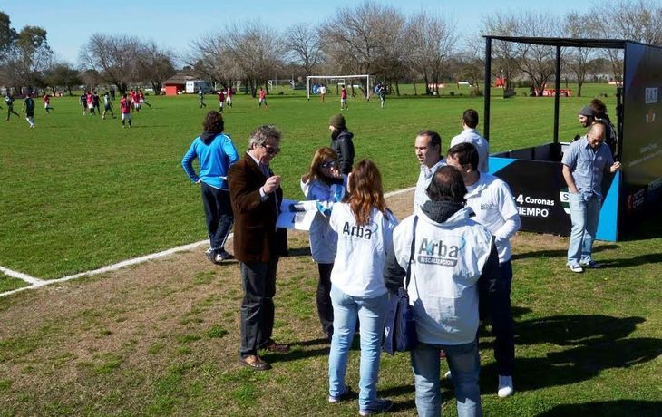 Operativo Pelota Manchada: ARBA realizó controles en canchas de fútbol para alquilar