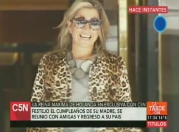 Máxima Zorreguieta, en exclusiva con C5N: Mi padre está muy bien de salud