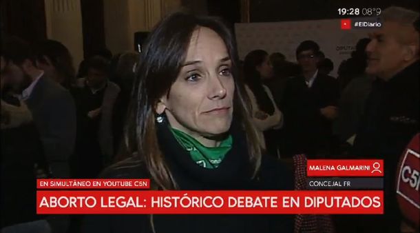 Malena Galmarini sopesó la decisión de los legisladores del Frente Renovador
