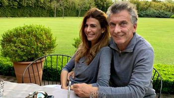 Juliana Awada y Mauricio Macri en la quinta Los Abrojos