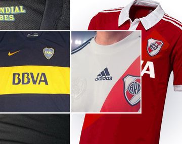 Las polémicas camisetas nuevas de Boca y River para el torneo Apertura