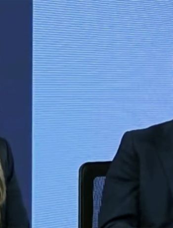 Silvia Lospennato y Mauricio Macri.