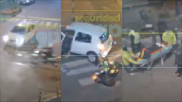 Mar del Plata: persiguió a un infractor y tuvo un grave accidente