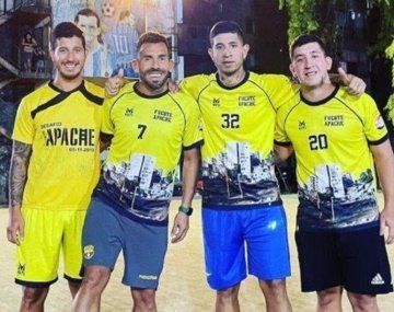 Tevez volvió a jugar al fútbol en Fuerte Apache
