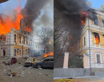 Ucrania denunció la escalada de Rusia sobre objetivos civiles, en especial en la Capital