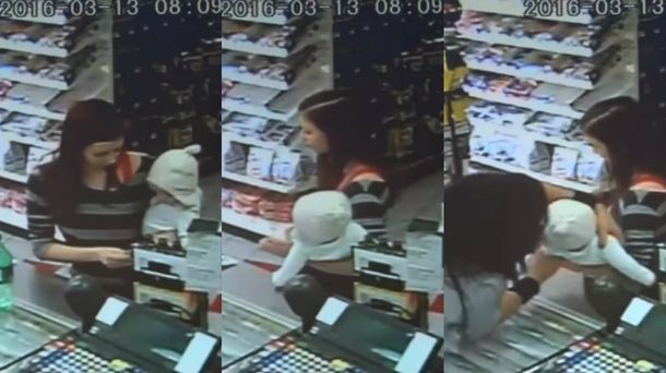 Una cajera rescató a un bebé cuando a su madre le dio un ataque de epilepsia