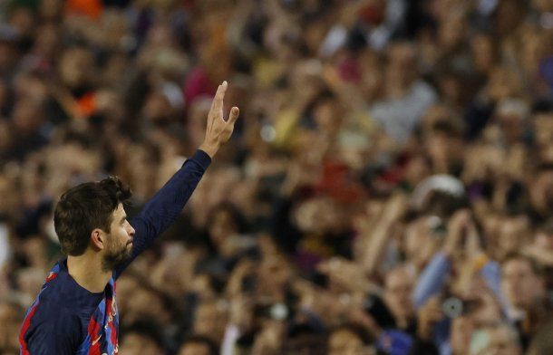 Así fue la despedida de Gerard Piqué del Camp Nou