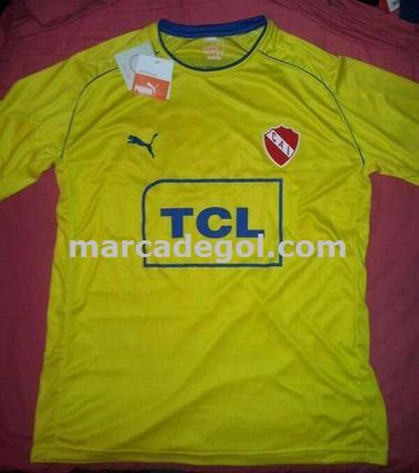 ¿Independiente utilizará una camiseta amarilla en el 2014?