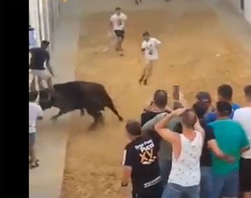 Un toro casi lo destroza y el video se viralizó