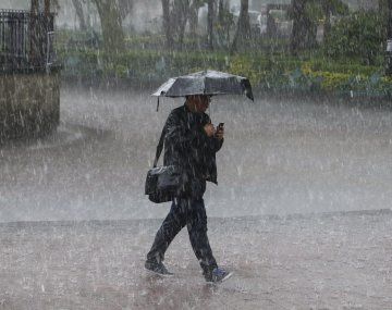 Alerta por tormentas fuertes para cinco provincias