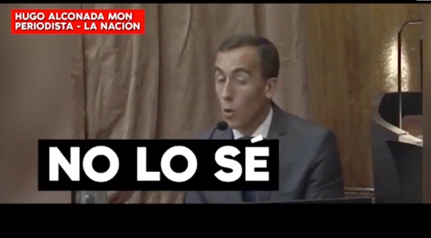 Alconada Mon insiste con las operaciones y se viraliza nuevamente el video del no lo sé