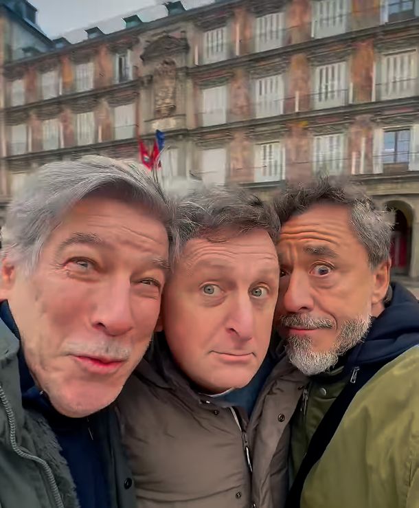 Video: Pachu Peña y Pablo Granados revolucionaron Madrid con un sketch junto a Diego Korol