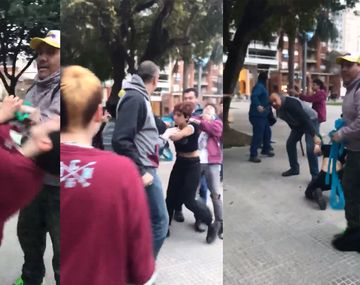 Brutal agresión a jóvenes que se manifestaban a favor del aborto en Santa Fe