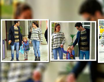 Romántico paseo de Mariano y su novia