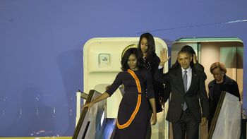 asi llego obama al pais en medio de un fuerte operativo de seguridad asi llego obama al pais en medio de un fuerte operativo de seguridad