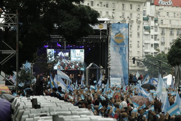 Argentina Ora se realizó este sábado en el Obelisco