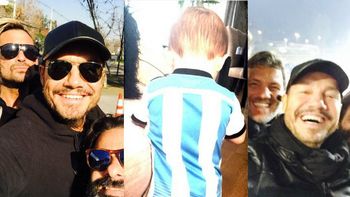 tinelli, fan numero uno de la seleccion: la tierna foto de lorenzo tinelli, fan numero uno de la seleccion: la tierna foto de lorenzo