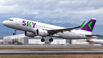 La chilena Sky regresa a Uruguay para conectar al país con la región. La chilena Sky regresa a Uruguay para conectar al país con la región.