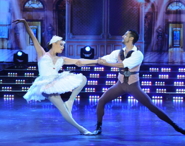 ShowMatch: Flor de la V bailó con compañero lesionado