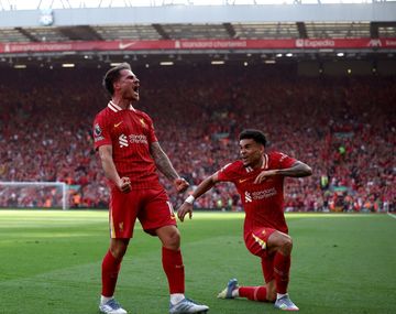 Mac Allister campeón de la Premier League: marcó en la goleada de Liverpool 