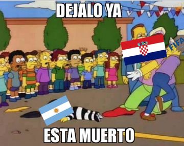 Memes de la derrota de Argentina ante Croacia en el Mundial