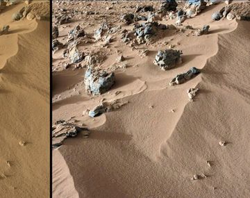 Curiosity revela que el suelo de Marte es similar a uno de la Tierra