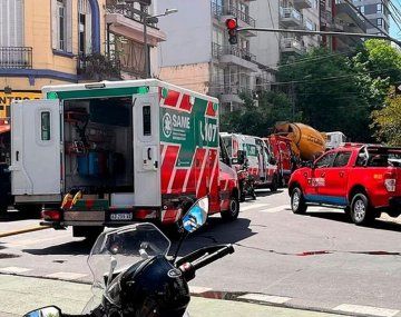 Incendio en Recoleta: un herido y tres evacuados