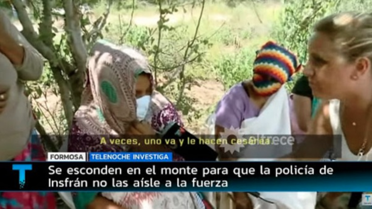 formosa: sorprendieron a las supuestas embarazadas del monte militando para la oposicion