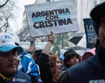 Marcha por Cristina Kirchner: el minuto a minuto del Cristinazo en Plaza de Mayo